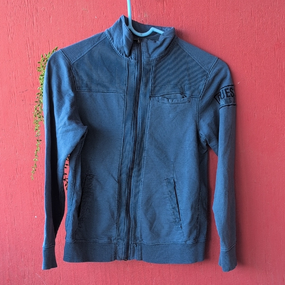 Guess Boys Navy Lightweight Jacket Size 10/12